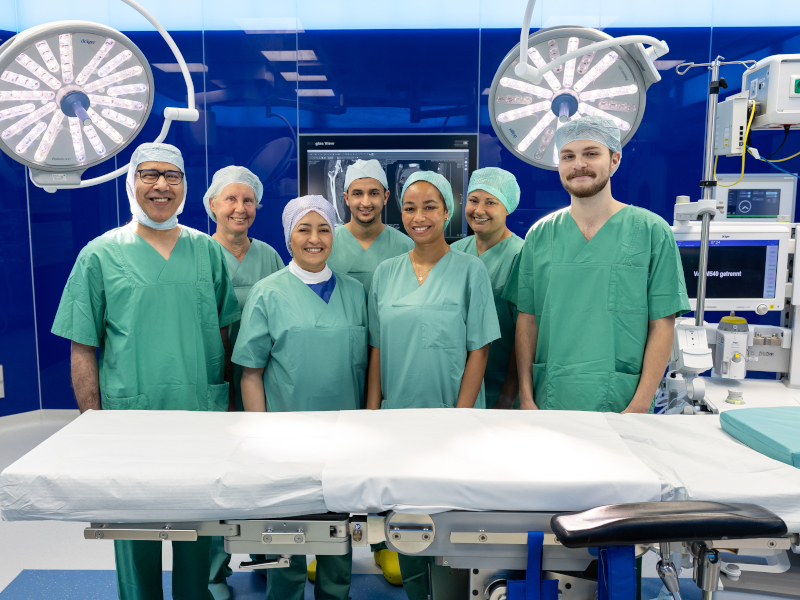 Gefäßchirurgie Hubertus Krankenhaus Berlin - Team im OP Gefäßchirurgie Hubertus Krankenhaus Berlin - Team im OP