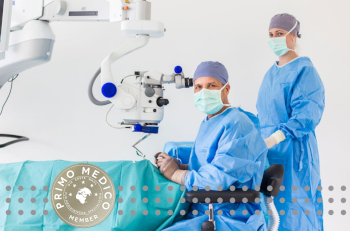 Dr. Karsten Klabe der Breyer, Kaymak & Klabe Augenchirurgie Düsseldorf im PRIMO MEDICO Fachärzte-Talk